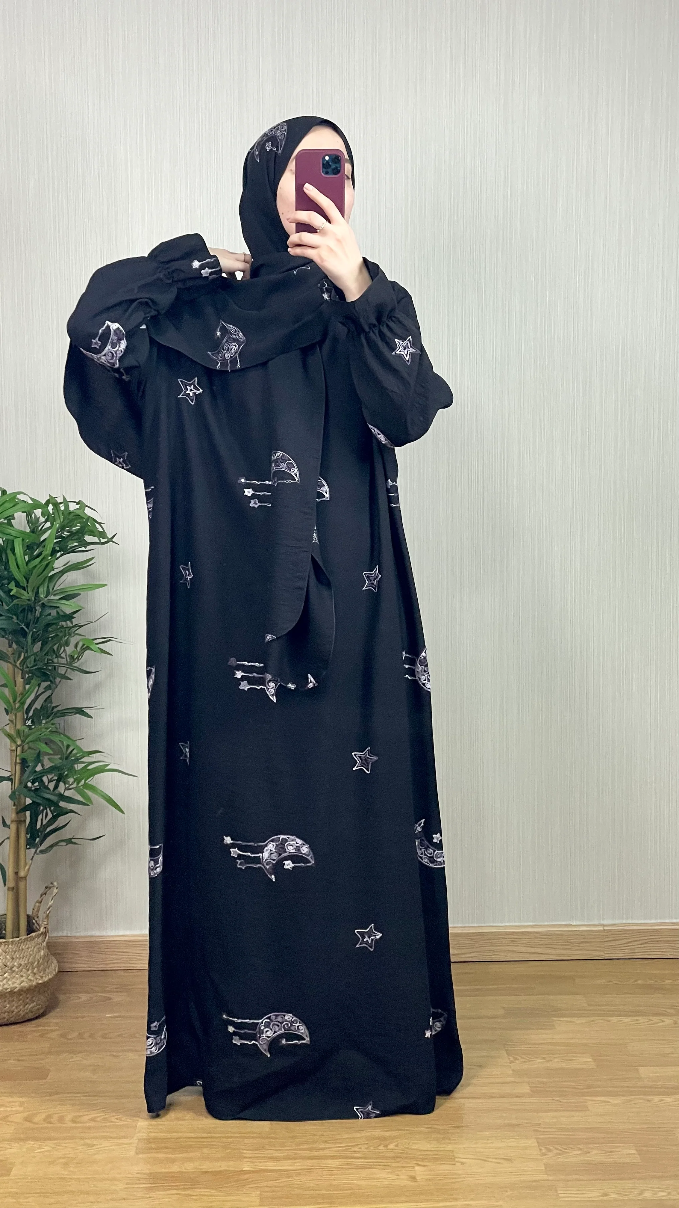 ABAYA RAMADÁN CON HIJAB INTEGRADO (2 COLORES) - Image 3