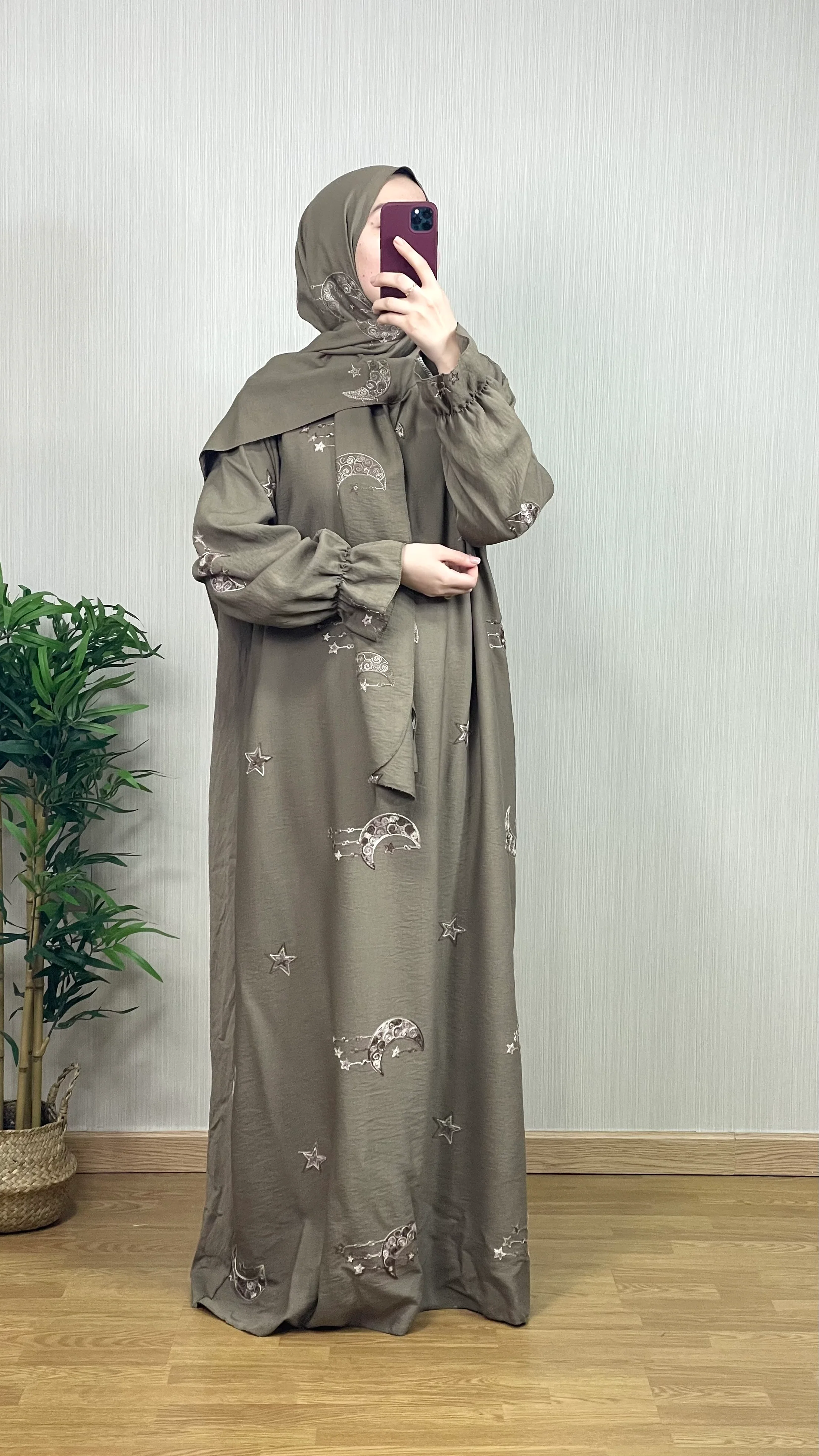 ABAYA RAMADÁN CON HIJAB INTEGRADO (2 COLORES) - Image 5